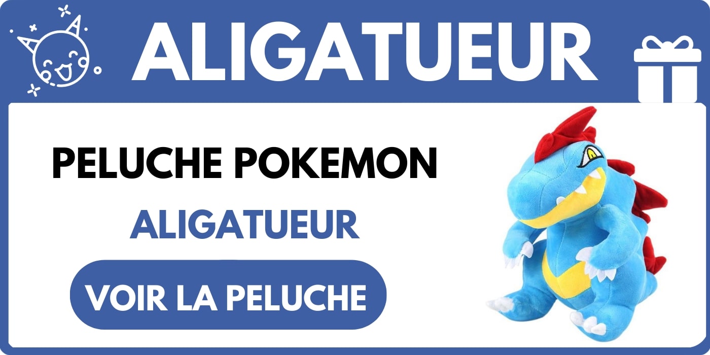 PELUCHE ALIGATUEUR POKEMON