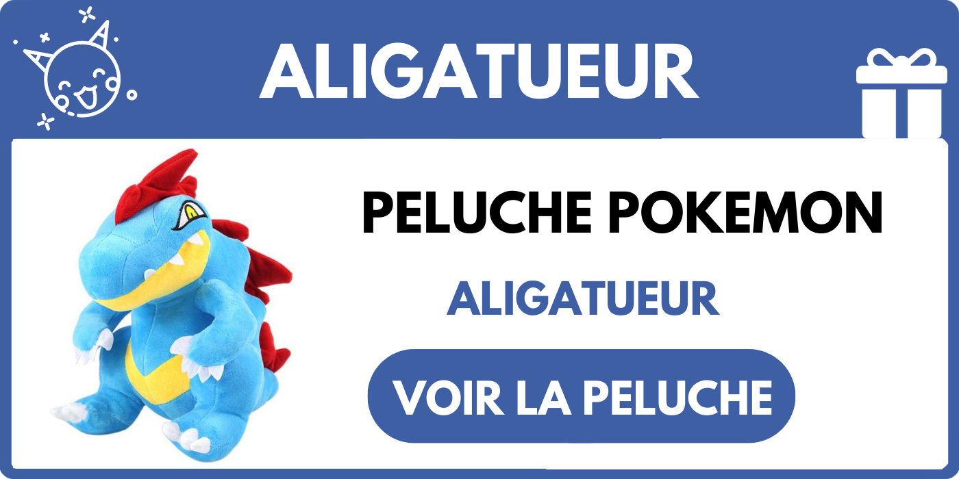 peluche aligatueur