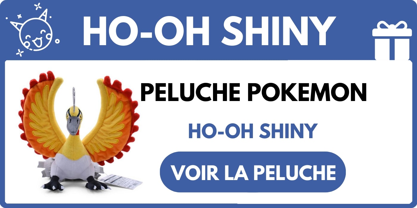 PELUCHE HO-OH SHINY POKEMON
