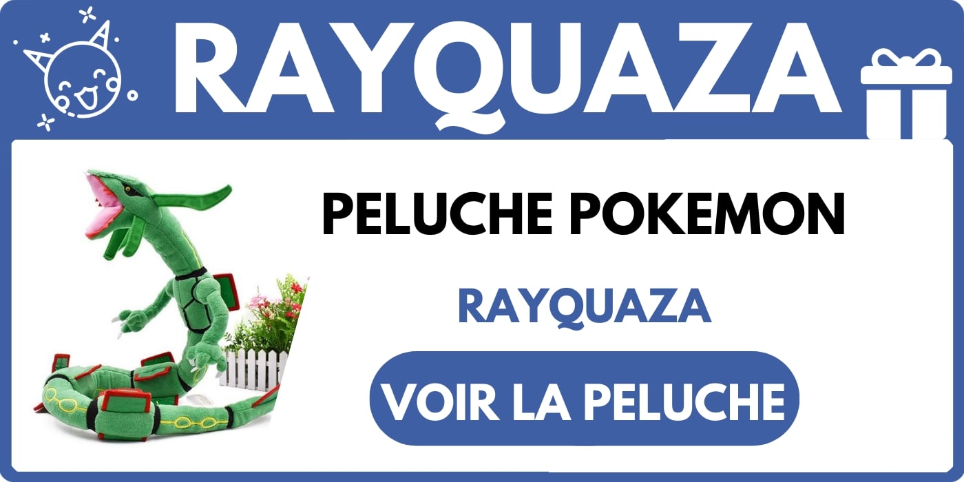 PELUCHE RAYQUAZA POKEMON