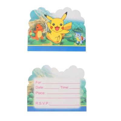 Carte D Invitation Anniversaire Pokemon