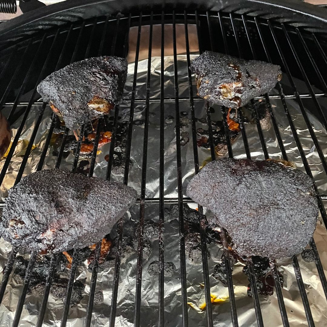 Beef cheeks smoking