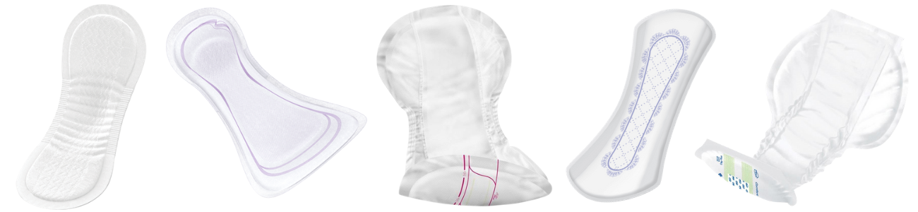 Incontinence Pad Shapes - Healthwick