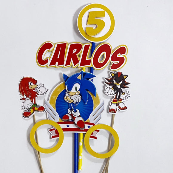 Cake Toppers Sonic Craftsbywendyherrera - como conseguir robux carlos imado