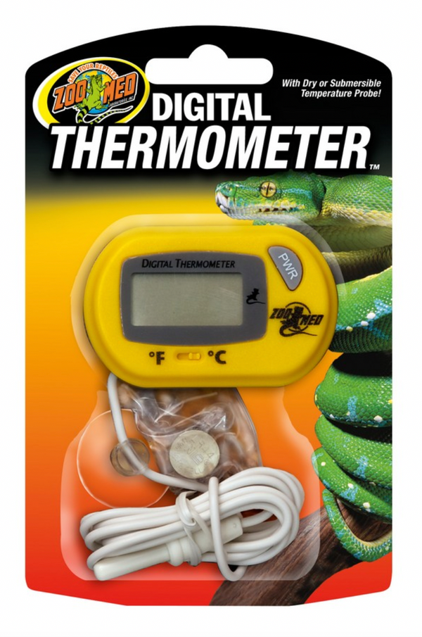 Integrated Digital Tuner Thermometer Hygrometer With External Probe For  Poultry Reptile Aquarium Incubator