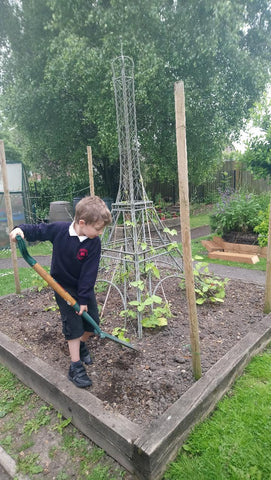 Haxnicks Eiffel Tower Architectural frame in school grounds