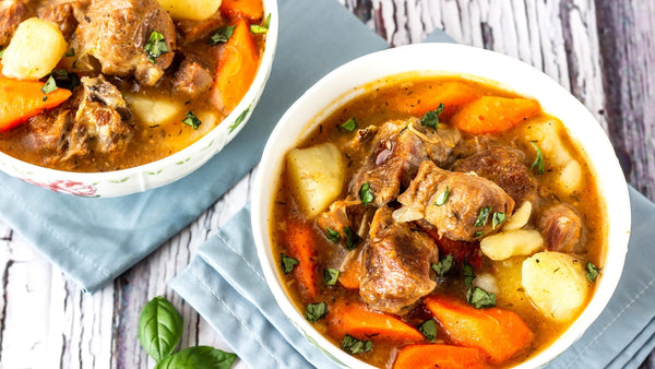Luscious Lamb and Sweet Potato Stew for Dogs