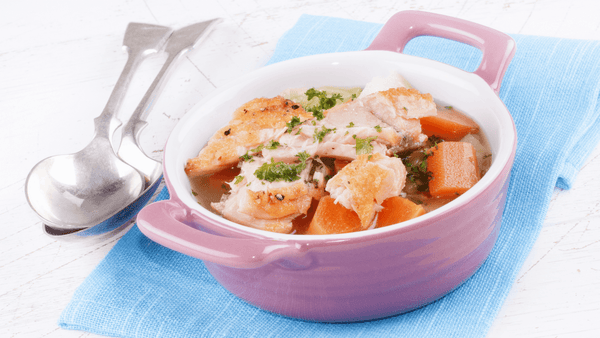 Salmon and Sweet Potato Stew
