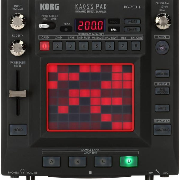 Korg KP3+ Realtime Touchpad MIDI Controller - 150 Effects and Sampling