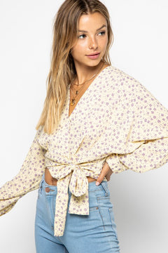 Malibu Views Long Sleeve Floral Top