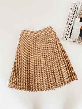 Brunch Date Plaid Skirt