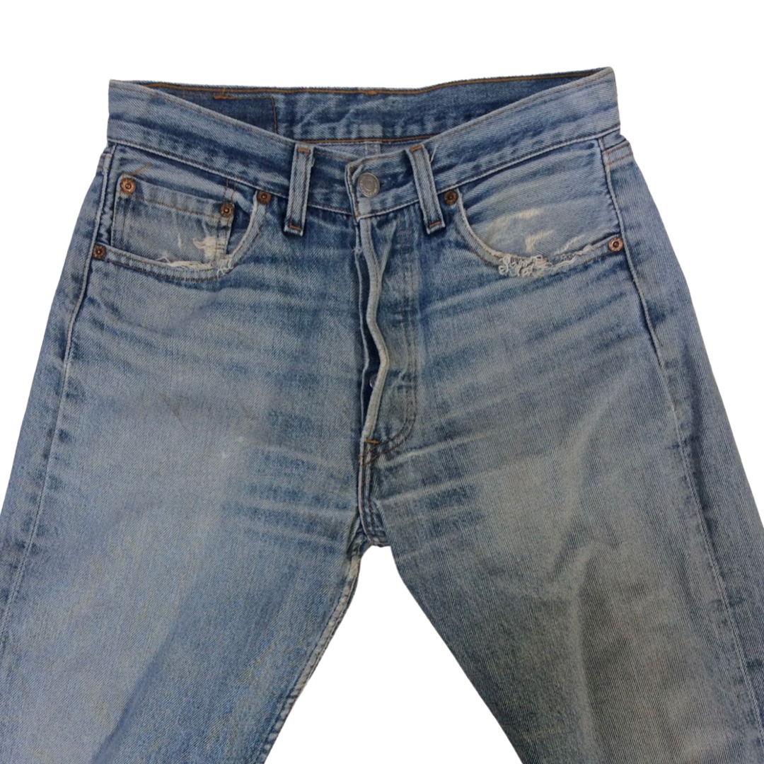 Vintage Levi's 501 28 x 30 - Light Wash – PEOPLE OF THE VALLEY