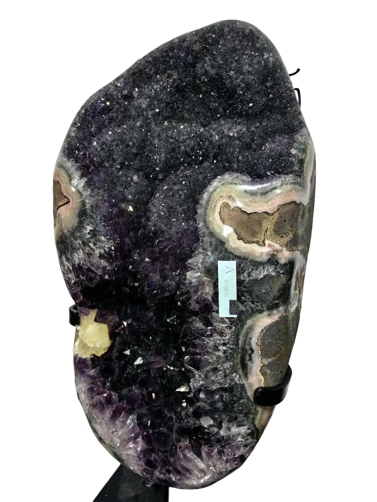 Amethyst Cluster with Sugar & Spice - Brazilian Amethyst Geode