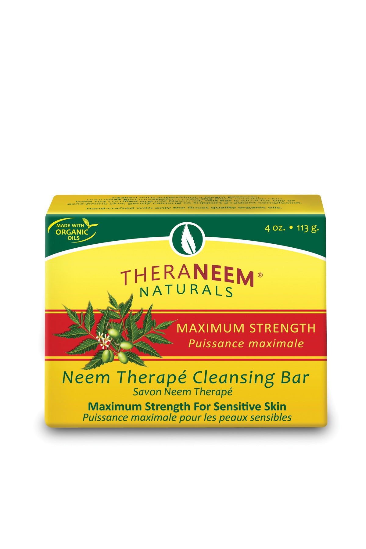 Maximum Strength Neem Oil Cleansing Bar - TheraNeem product image