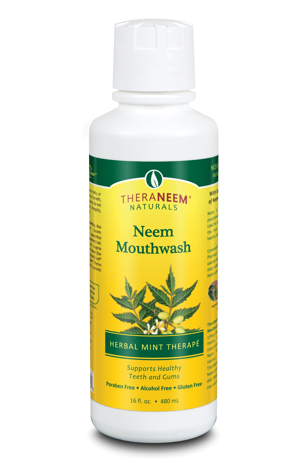 Neem Mouthwash Herbal Mint - TheraNeem product image