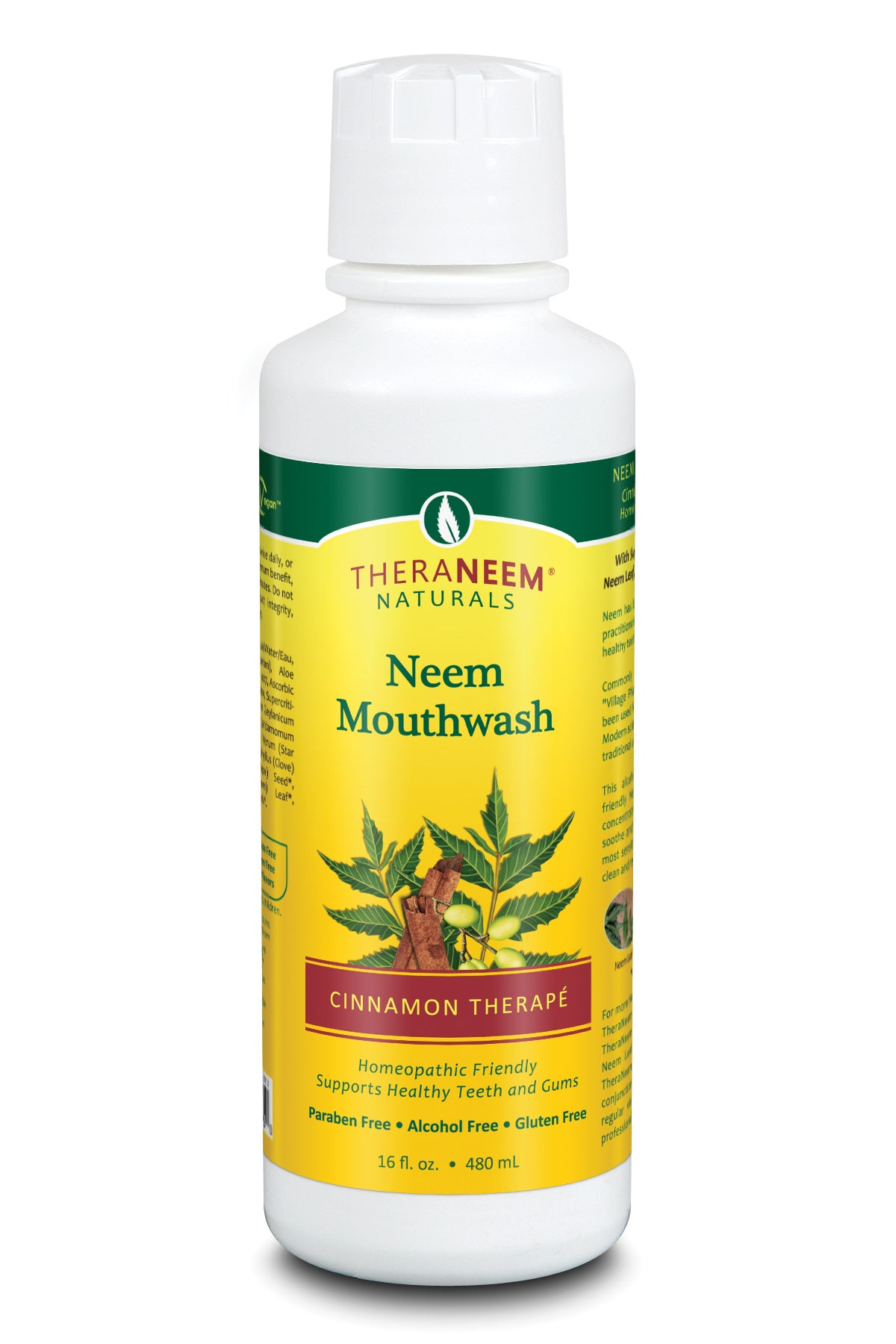 Neem Mouthwash Cinnamon - TheraNeem product image