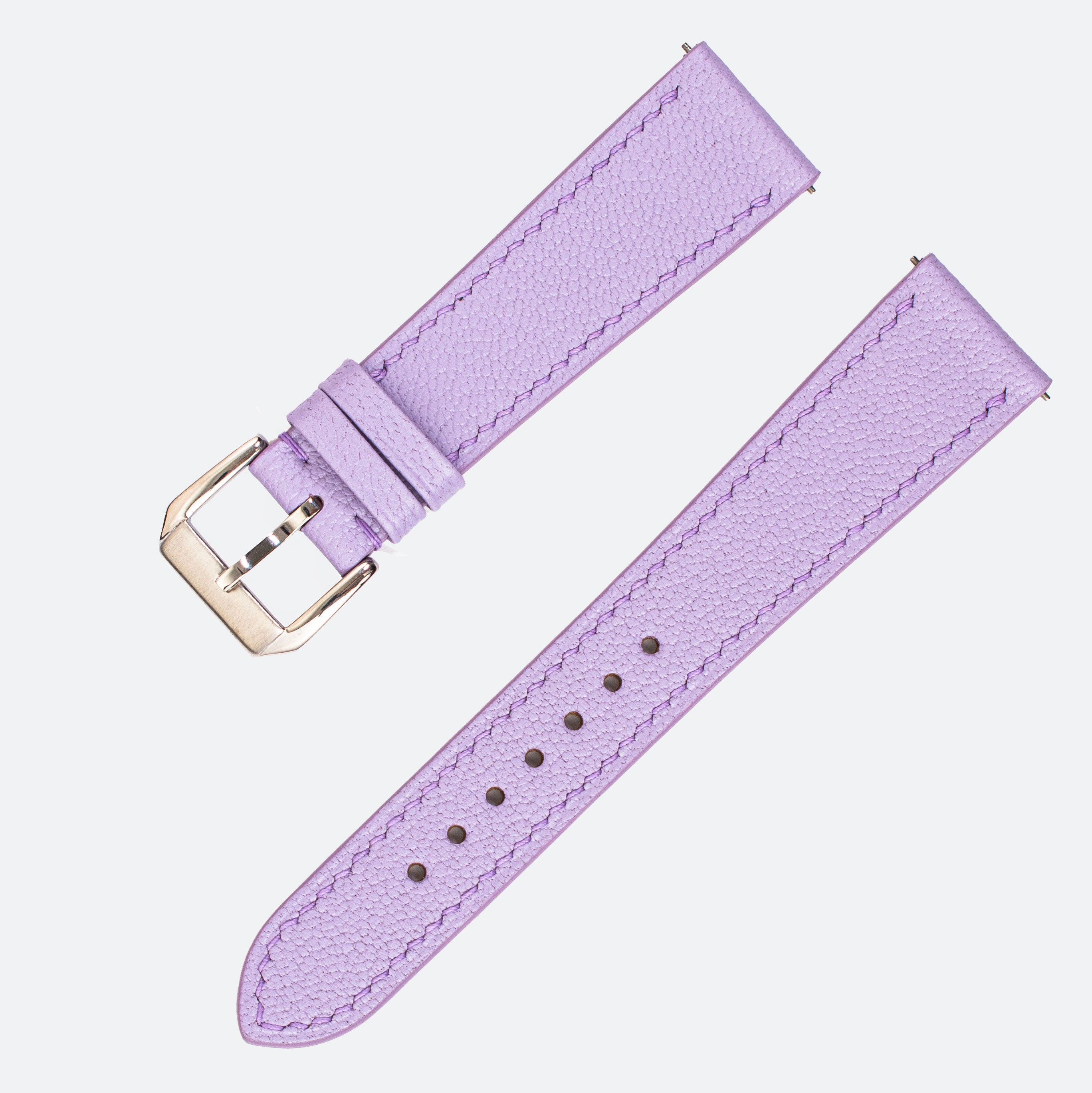 Chevre Slim Lavender Watch Strap - Chevre watch Strap – OPTO WATCH CO.