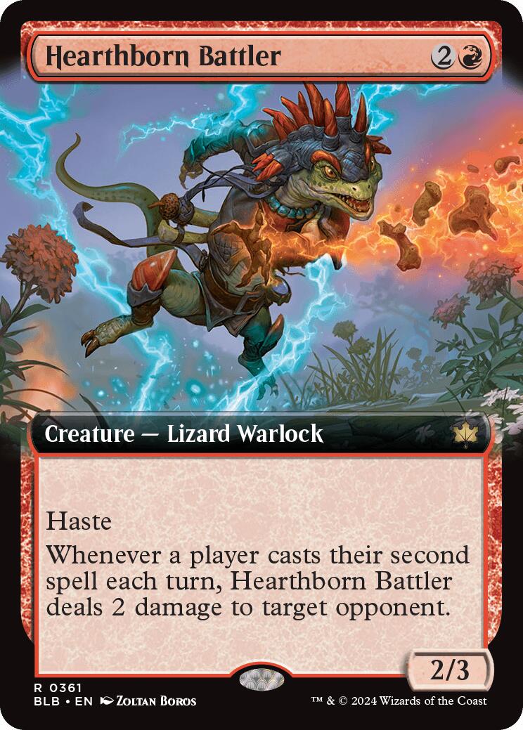 Hearthborn Battler (Extended Art) [BLB - 361]
