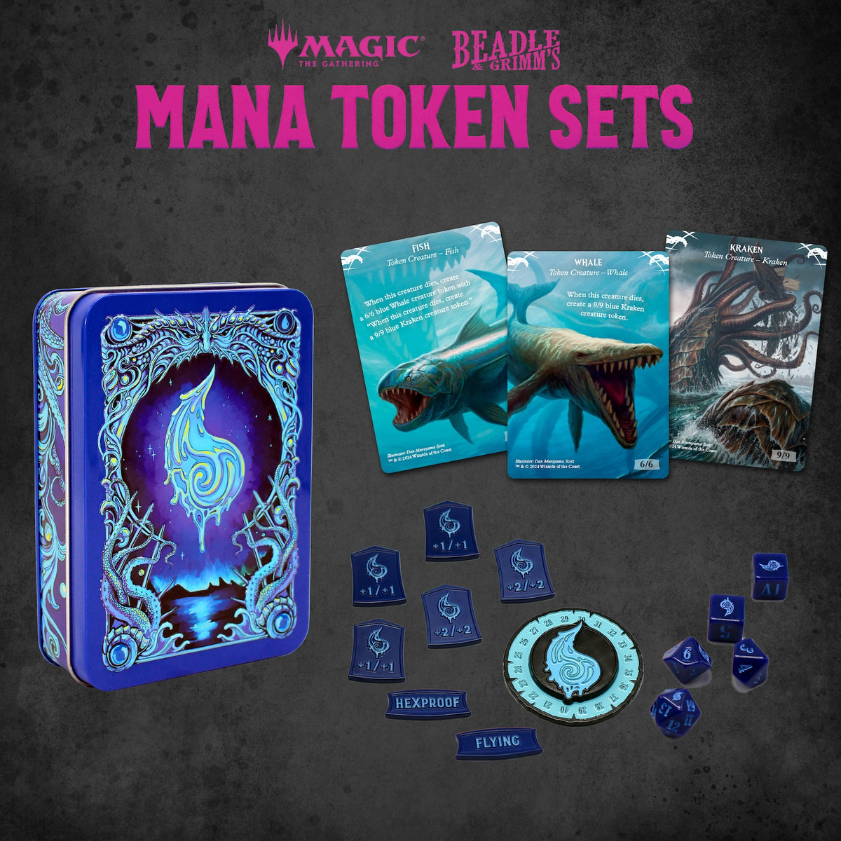 Beadle & Grimms Mana Tokens - Blue