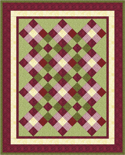 Nine patch quilt sample