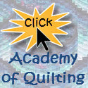 quilting classes available at the Academy of Quilting