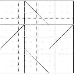 9-Patch drawn on 8" grid - not a good match