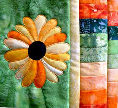 spring flower for possible border decoration for Bargello in Spring