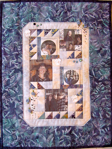 family album printed quilt