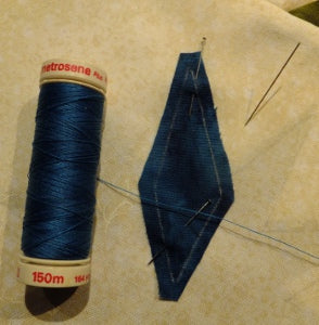 Match thread to applique fabric