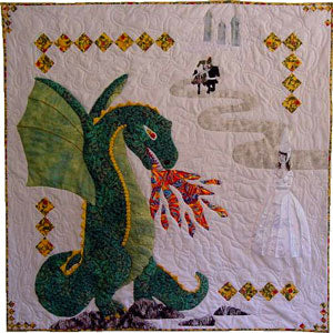 St George the Dragon Slayer quilt