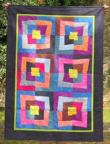 Susan's quilt from Twisted Patchwork