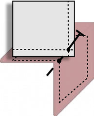 Y-seam Step 3: pin corner points