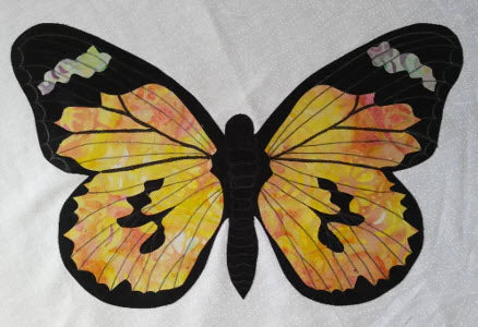 yellow butterfly from Spring Life quilt pattern