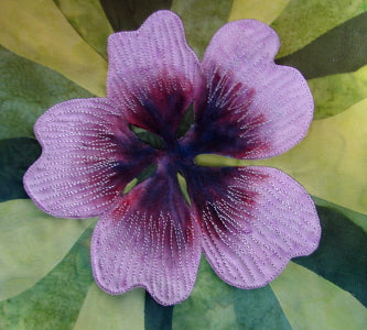 light pink stitching finished on all petals