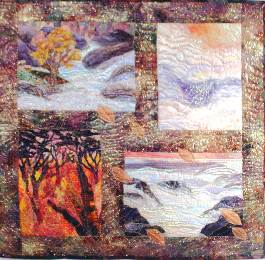 Bits and Pieces Scrap Fabric Landscapes – ArbeeDesigns