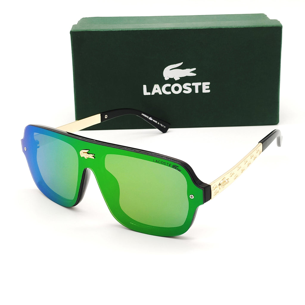 lacoste sunglasses gold frame