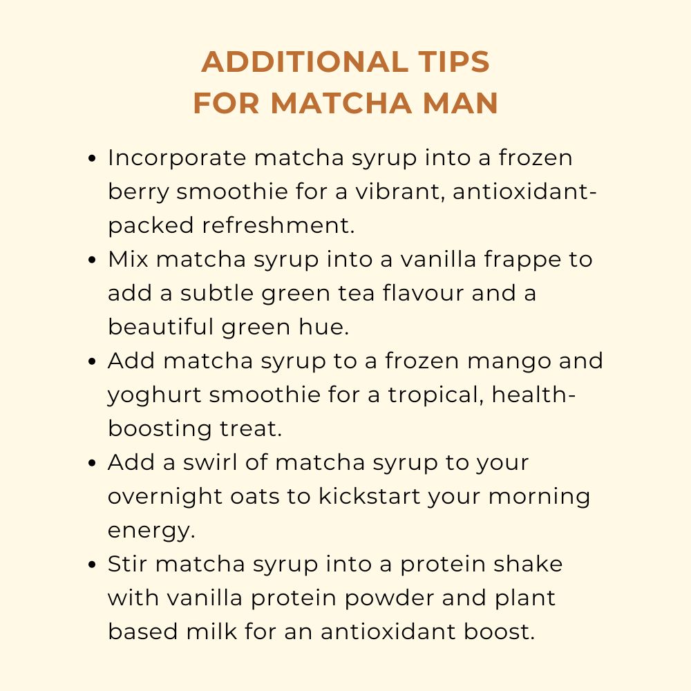 Matcha tips
