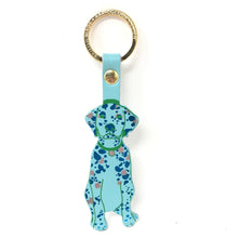 Load image into Gallery viewer, Ark Turquoise and Blue Doggy Key Fob
