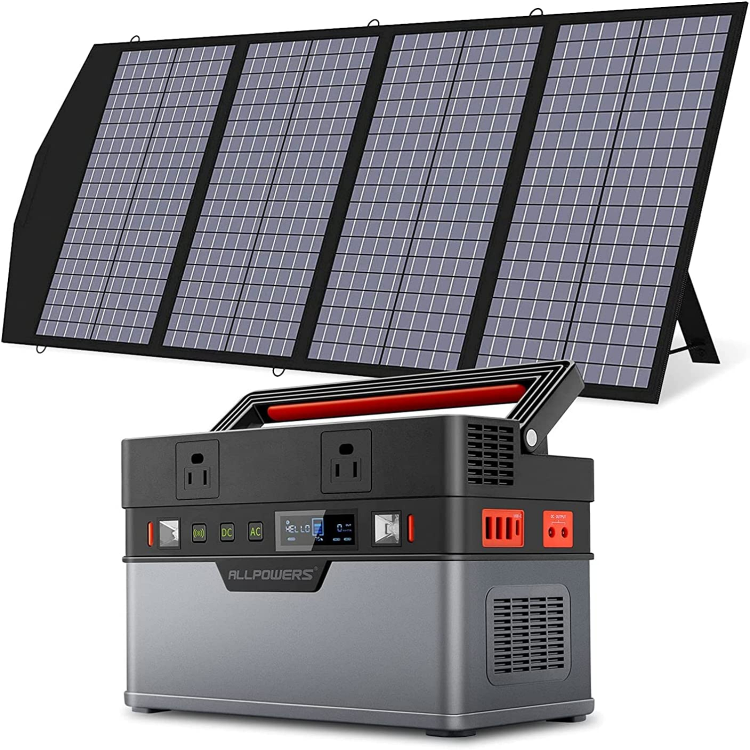 ALLPOWERS Solar Generator Kit 700W (S700 + SP027 100W Solar Panel)