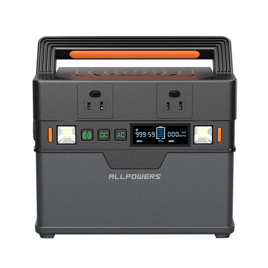 ALLPOWERS Portable Power Station 372Wh Lithium Battery Solar
