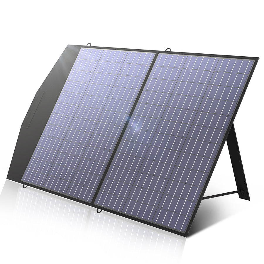 ALLPOWERS 100W Solar Panel Polycrystalline Two Fold