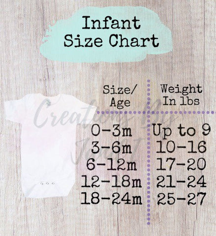 Infant sizing