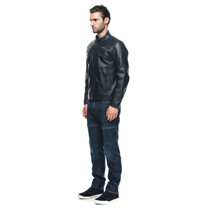 Dainese Mike 3 Leather Jacket - Black – Apex Cycle Online - Gear