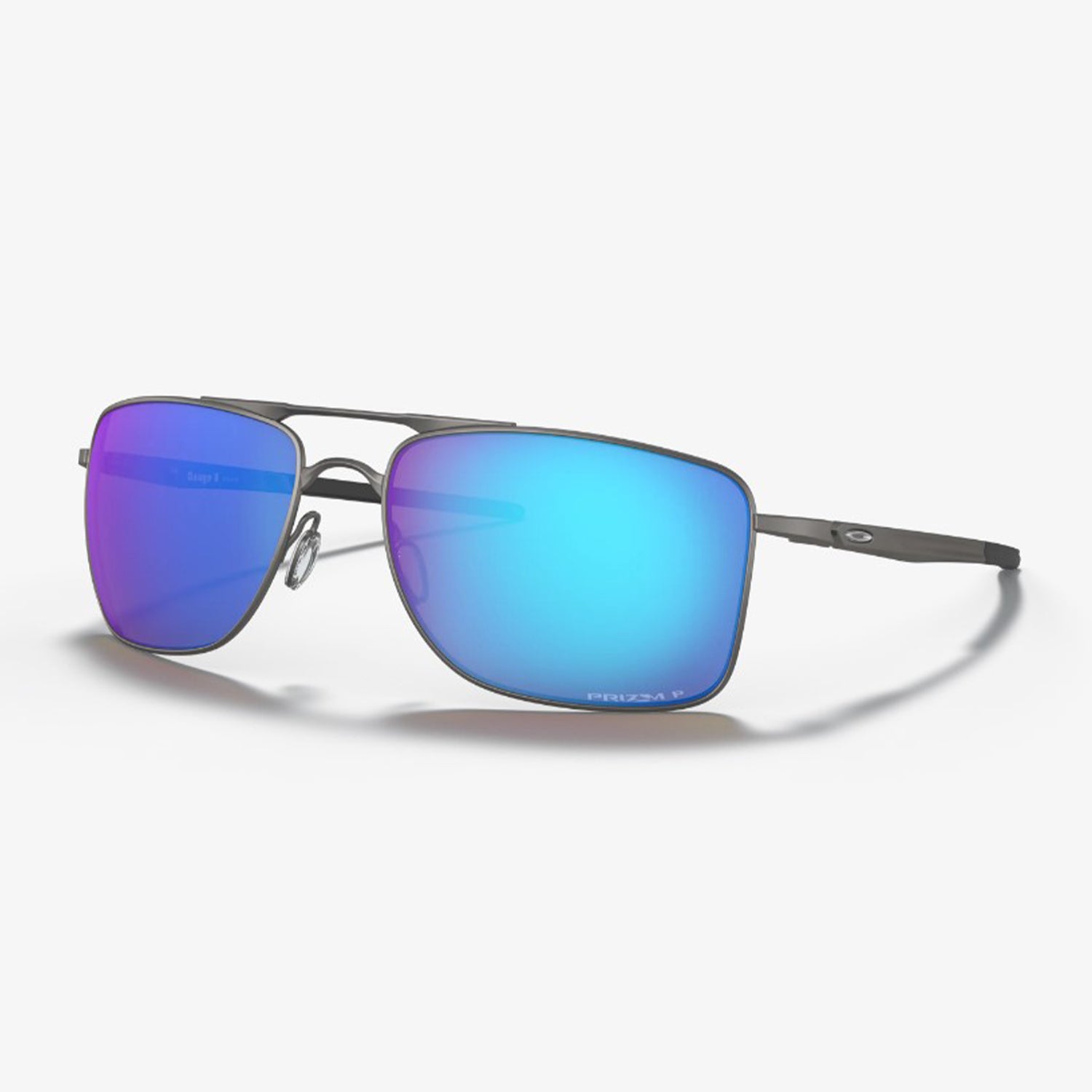 Oakley Gauge 8 Sunglasses - Matte Gunmetal Frame / Prizm Sapphire Pola –  Apex Cycle Online - Gear & Garments