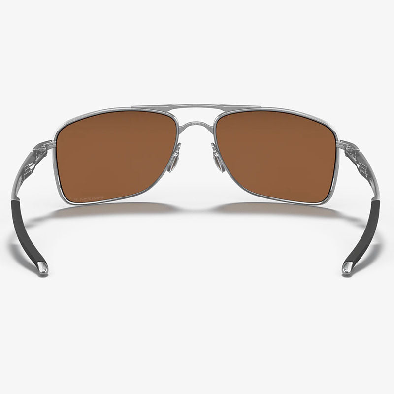 Oakley Gauge 8 Sunglasses - Polished Chrome Frame / Prizm Tungsten Pol –  Apex Cycle Online - Gear & Garments
