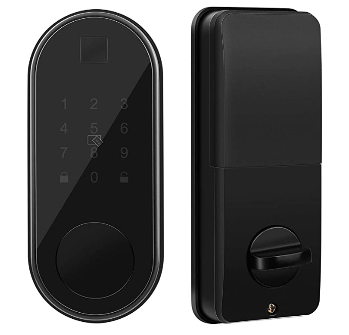 Smart Door Lock Black