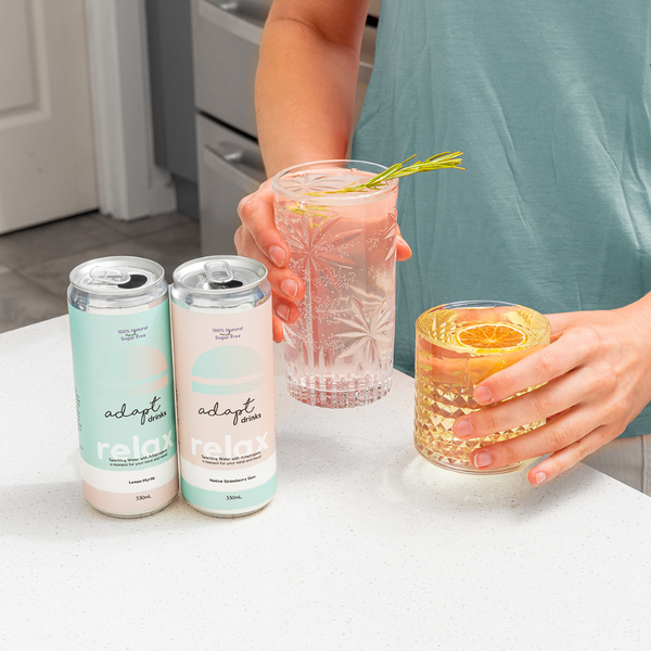 Functional Drink Adapt Relax and relaxation