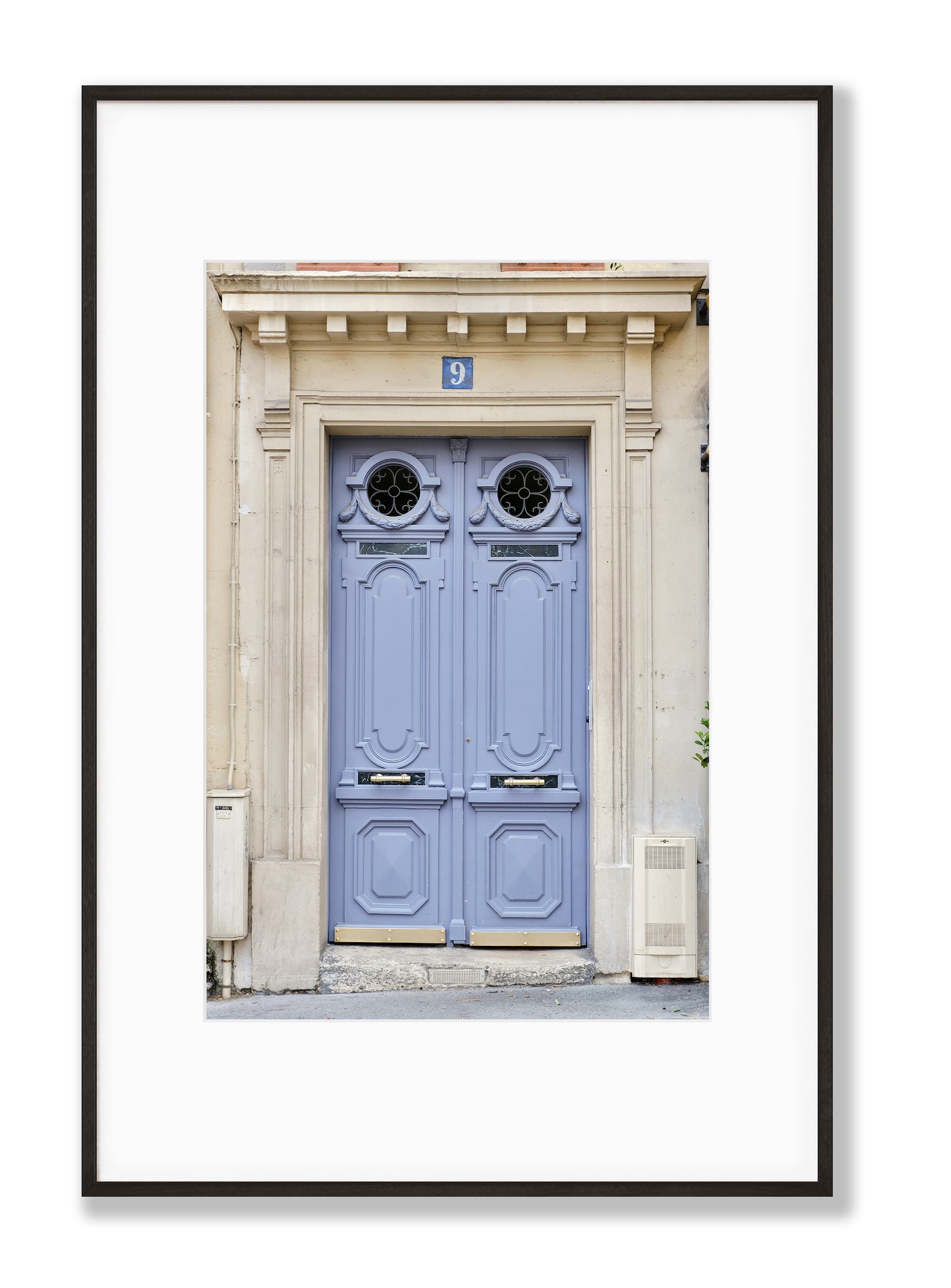 Periwinkle Blue Door Paris Print - La Porte Bonheur