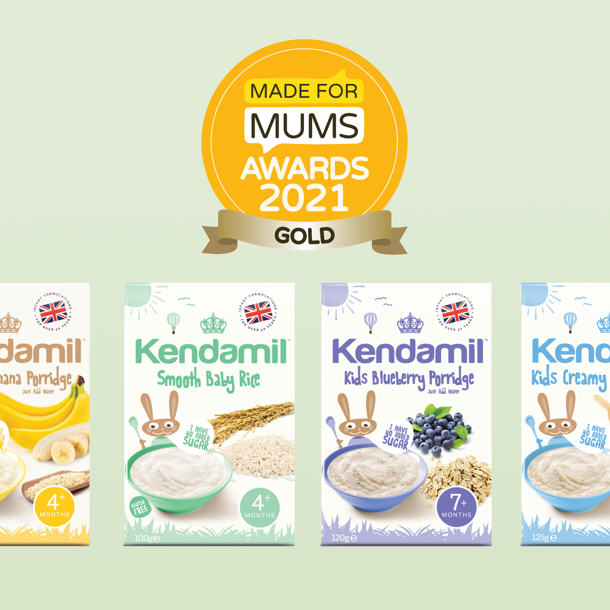 Kendamil wins GOLD award voted on by UK Mums (and babies!)