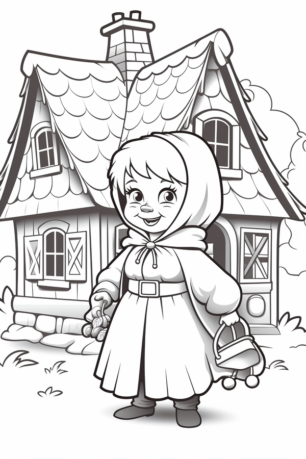 19 free coloring page of red riding hood coloring sheets for adults ...